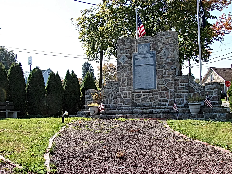Veteran Monument. World War I, World War II, Korean, and Vietnam Vets. Monument at Marvin Gardens.
